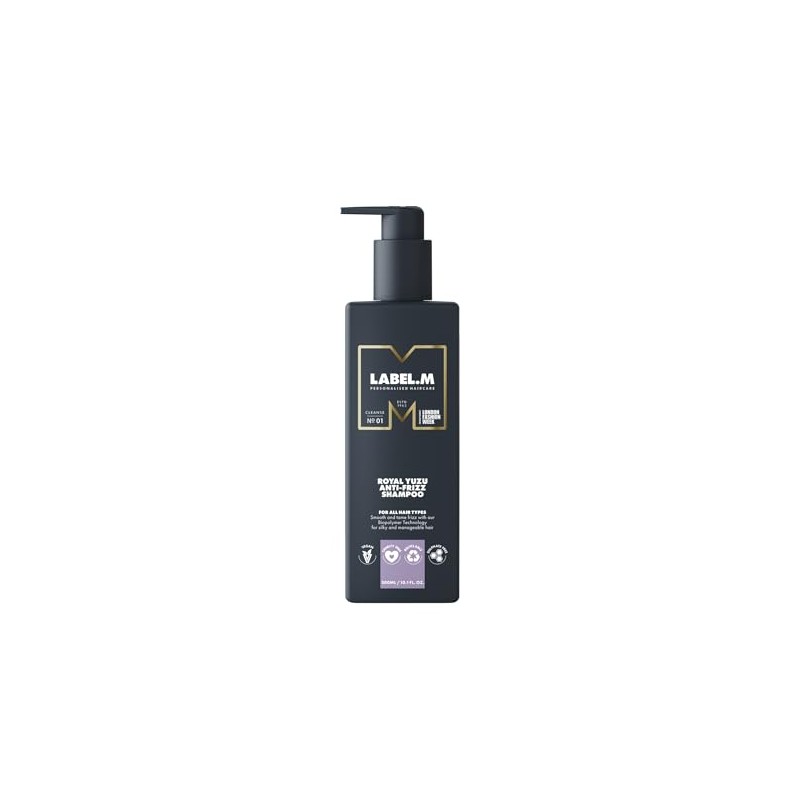 LABEL.M Royal Yuzu Anti-Frizz Shampoo 300ml – With Recyclable Pump