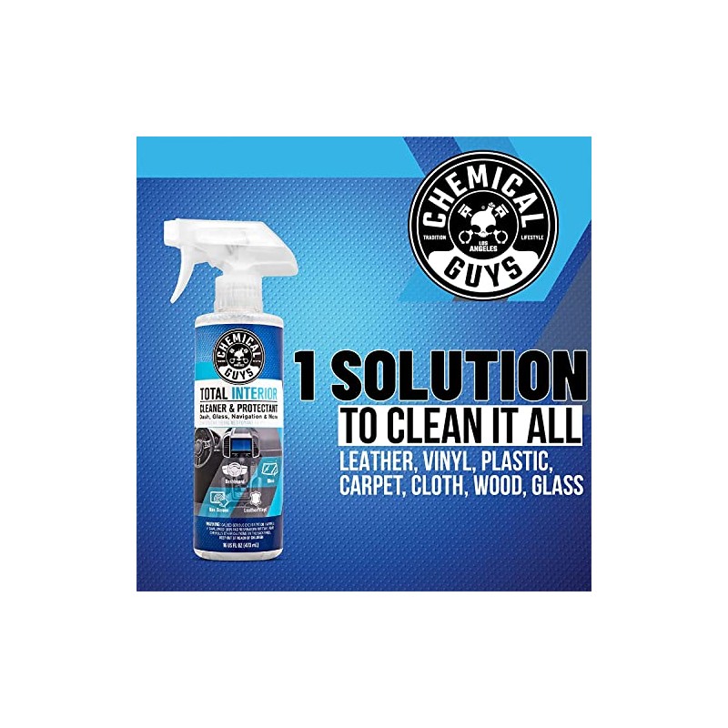 Chemical Guys Limpiador y Protector Total de Interiores, 473 ml