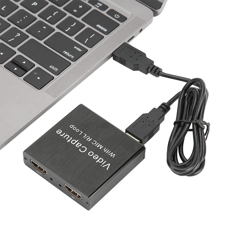 Video Capture Card USB2.0 HDMI Loop‑Out Support 4K Electronic Equipment