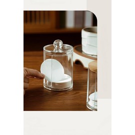 RYUHYF Espresso Paper Filter Holder Coffee Filter Storage Container with Lid Acrylic Coffee Filter Dispenser Compatible with 51mm/54mm/58mm Round Disposable Paper Filters (Acrylic Lid)…