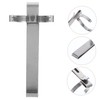 OKUMEYR Flashlight Clip Replacement Flash Light Belt Buckle Silver Pocket
