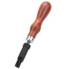 Cunyuer Leather Groover, V Type Leather Edge Bevelers, Adjustable Wood