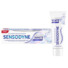 Toothpaste - Sensodyne Advanced White - Daily Whitening Tooth Cream, 75 ml, for Visibly Whiter Teeth, Gentle Whitening, Gentle on Tooth Enamels