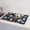 Absorbent Microfiber Dish Drying Mat, Quick Dry Pad for Sink