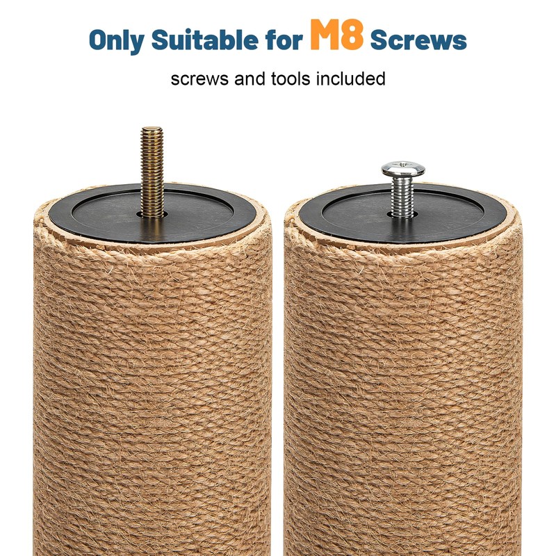 Famifit 2 Pack Scratching Post Replacement, 3.35 X 13.78 Inch
