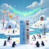 1 Pc Penguin Kawaii DIY Memo Pad Sticky Notes Page