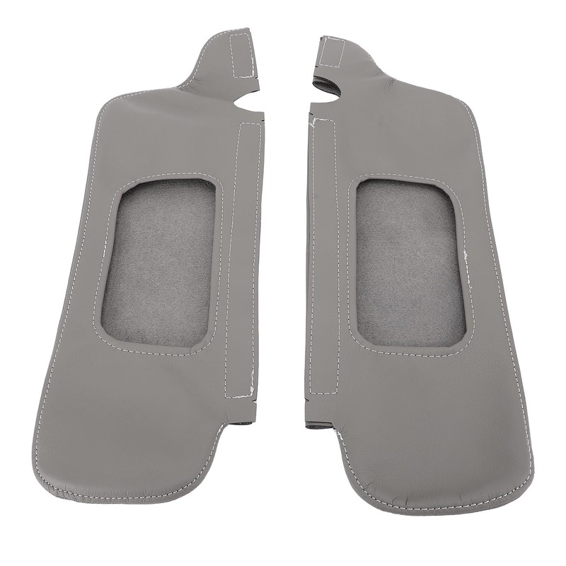 FILFEEL 2Pcs Car Sun Visor Cover, PU Leather Stylish Look