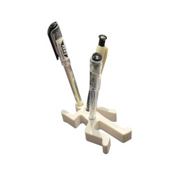 2 PCS Funny Pen Holder, Novelty Desk Accessories, Unique Pens Holder, Cool Gifts for Office Desk, Quirky Office Decor, Realistic Figurine Pen Holder Red and White