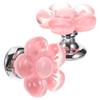 Yardenfun 2 Pcs Toilet Flush Button Handle Replacement Design Push