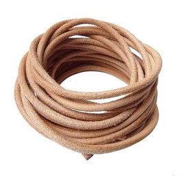 [미국배송] 분석 CC 라운드 순정 가죽 신발끈 [US Shipping] Analyzed CC Round Genuine Leather Shoelaces [Brown 63]