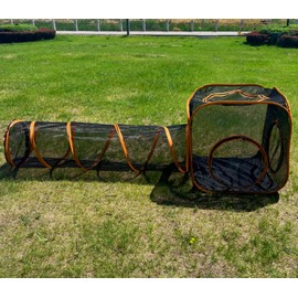 Catio Outdoor Cat Enclosures for Indoor Cats, 6-in-1 Outside Large Playground Include Portable Cat Tent and Tunnel, for Cats and Other Pets