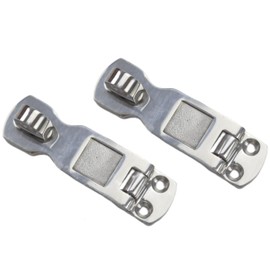 316 Marine Grade Stainless Steel，Boat Door Hatch Anti-Rattle Latches, Marine Grade Lockable Hold Down Clamp Latches (2 Pcs)
