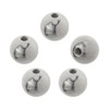 SUPERFINDINGS 5Pcs M6x22mm Ball Nuts Knob 304 Stainless Steel Female