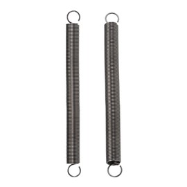 DTGN 1x10x120mm(WxODxL) Extension Spring - 2Pack - Good for Home Repair Machinery - Spring Steel Extended Compressed Spring - Grey