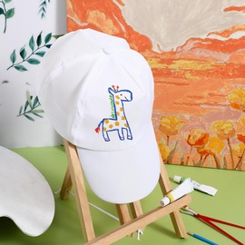 Children S Baseball Cap - 10Pcs White Diy Hats for Creative Painting Graffiti Art Crafts & Outdoor Activities