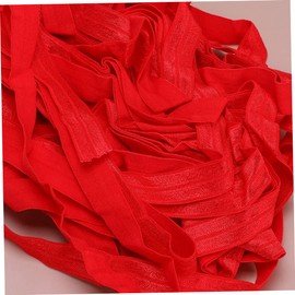 IWOWHERO 1PC Colorful Wide Chinlon Elastic Bands Durable Stretchy Sewing Strip for Clothing DIY Projects and Accessories Red