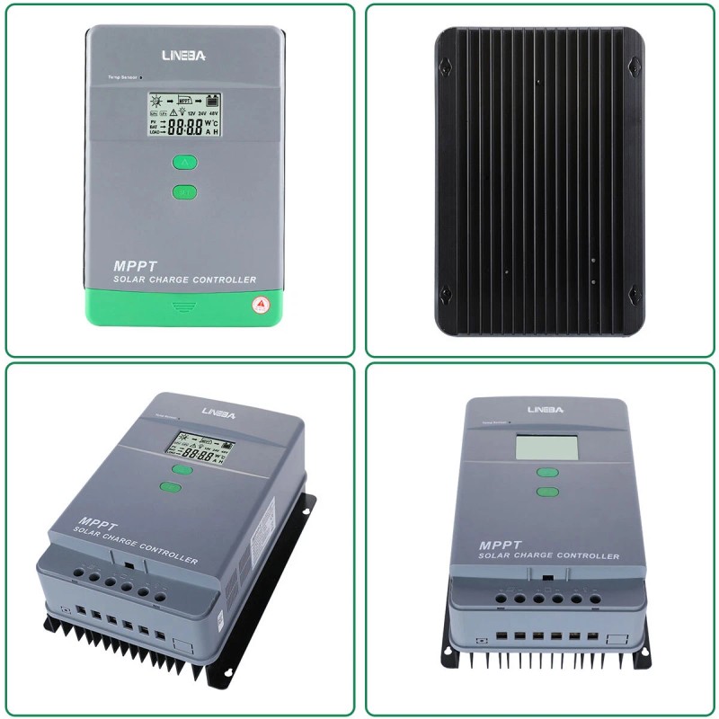 LINEBA 5200W 100A MPPT Solar Charge Controller 12V/24V/36V/48 - 100A