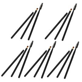 Mikinona 15pcs Complete Makeup Brush Set Including Eyelash Eyebrow Lip Brushes Set for Travel Daily Use