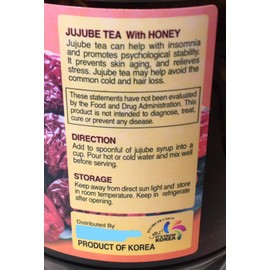 Haioreum Jujube Tea With Honey - Energize With Korean Sweet Jujube - Product of Korea 2.2 lb