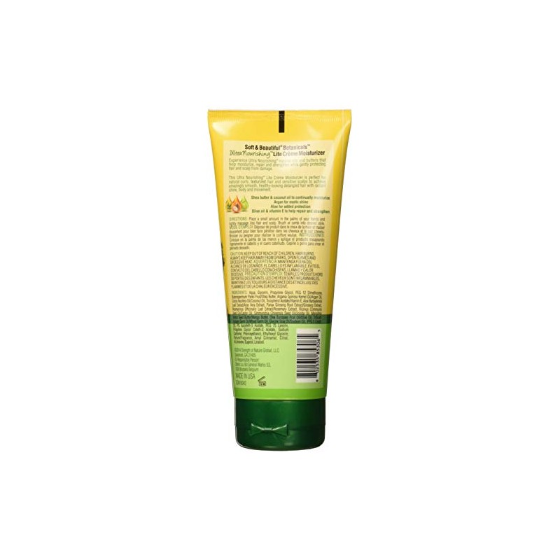 Soft and Beautiful Botanicals Ultra Nourishing Lite Creme Moisturizer, 6