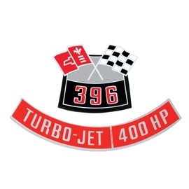 OER 396 with 400 HP Air Cleaner Decal Set Fits Camaro Nova Chevelle Impala Corvette, DC1+DC25