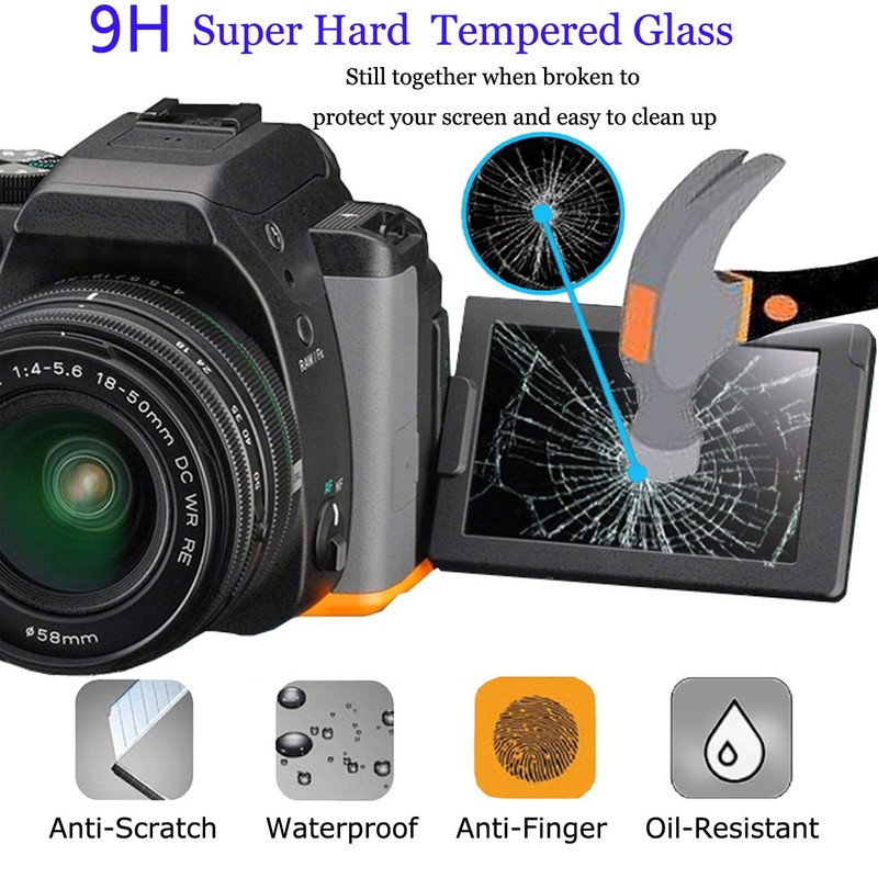 Glass Screen Protector Compatible for Canon EOS R5 R5 C