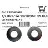 FC Chromeline (25) 1/2" Chrome 18-8 Stainless Steel Flat Washer