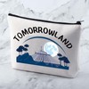 MNIGIU Theme Park Lover Gift Amusement Park Inspired Makeup Bag