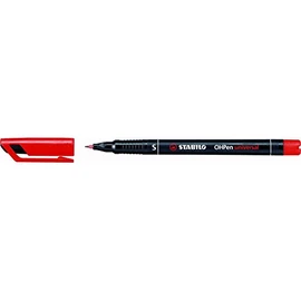 Overhead Pen - STABILO OHPen universal - Permanent Superfine - Pack of 10 - red