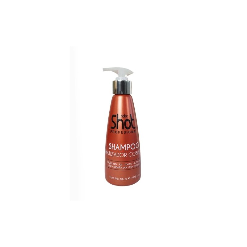 Kolor Shot Shampoo Matizador Tono Cobrizo Prolonga los tonos Cobrizos