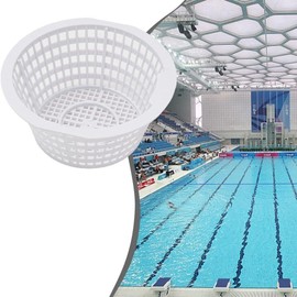 snowzhi 2 Pack Skimmer Basket for In Ground & Above Ground Swimming Pool, Pool Filter Basket Replacement Parts Compatible with Swimline Hydrotools 8928 O-lympic ACM88