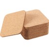 Square Wooden Thick Cork Drink Coasters for Kitchen Restaurant Home