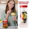 Kefirko Fermentatore per verdure, 900 ml, per fermentare frutta, verdura,