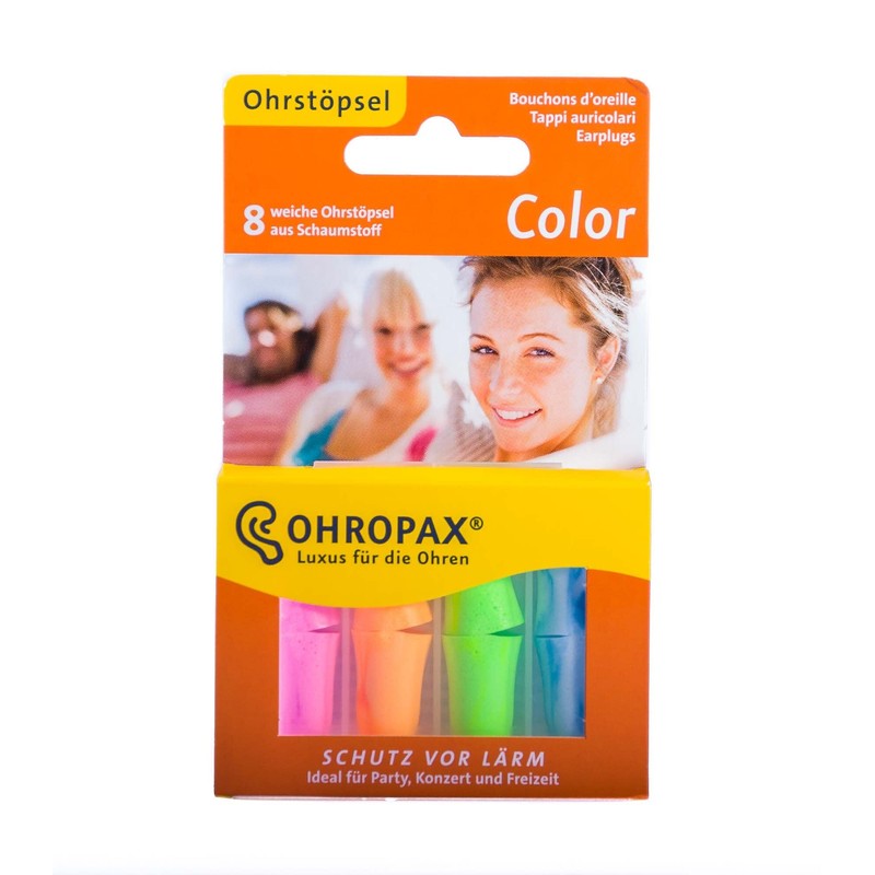 OHROPAX Colour Foam Stoepsel (3 x 8 Pieces)