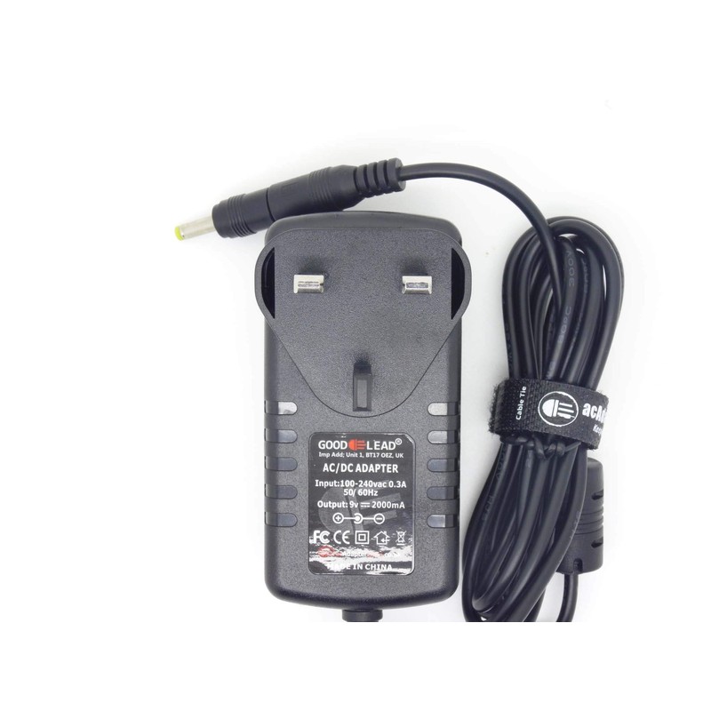 Replacement 9 Volt For 10 Volt AC Adaptor For Technika