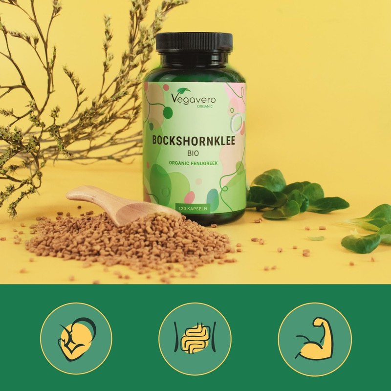Vegavero Vegavero Organic Fenugreek High Strength 2900 mg | Lactation