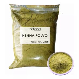 Naíma Henna En Polvo 2 Kg 100% Natural, Tinte Cabello, Tatuaje