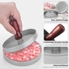 NIUAWASA Round Hamburger Press Patty Maker Aluminum Alloy Smash Burger
