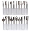 Wolfride 20Pcs Rotary Tool Router Bits 1/8" Shank Rotary Bits