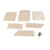 Bat House Handcrafted Weatherproof Corrosion Protection Wooden Bat Box for