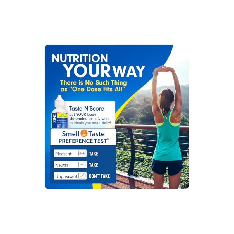Taste N Score Liquid Ionic Zinc Supplement 100 Pure 18