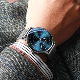 SOLLEN Automatic Watches for Men, Minimalist and Slim Watches for Men, 3 ATM Waterproof Men's Wrist Watch with Calendar & Luminous Function - 42mm