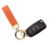 Azurastone Leather Wristlet Keychain,Universal Key Fob Wrist Car Keys Key