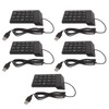 Ergonomic USB Wired Number Pad 18 Keys, Plug and Play