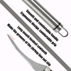 2 PCS Shrimp Deveiner Tool and Shrimp Peeler,Stainless Shrimp Knife