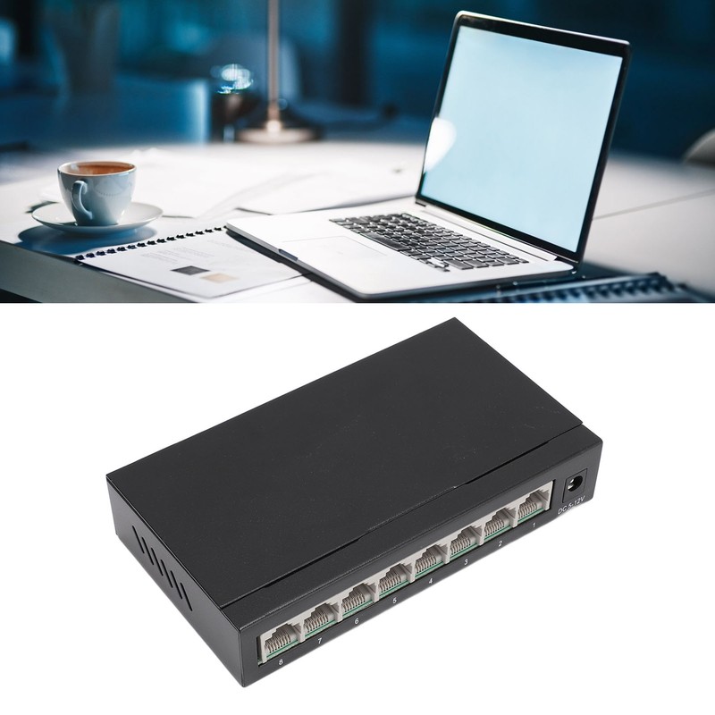 8 Port 10 100Mbps Fast Ethernet Switch Desktop Ethernet Splitter