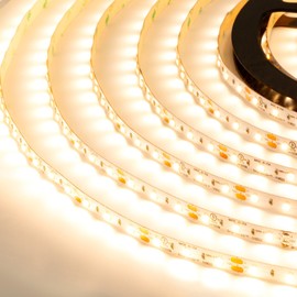 SIRS-E StripFlexLED White LED Strip Lights, 12V 60 LEDs/m 3000K Soft White, 32.8 ft. (10m), UL Listed, Made in USA, Professional Grade Flexible Tape for Versatile Lighting