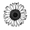 Sunflower Temporary Tattoo Large Size Pack Of 4