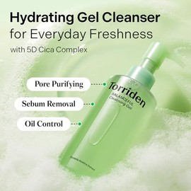 Torriden - Gel limpiador BALANCEFUL | Limpiador de pH bajo | Limpiador facial suave que calma, calma e hidrata | 5 tipos de extractos de centella asiá