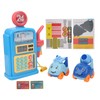 Simulation Gas Station Scene Model Toys Sound Light Music Children
